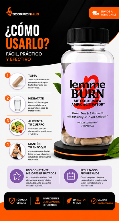 Lemme Burn | Impulsa Tu Metabolismo y Apoya el Control del Peso