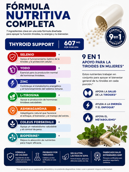Soporte Tiroideo Avanzado – Energía y Metabolismo