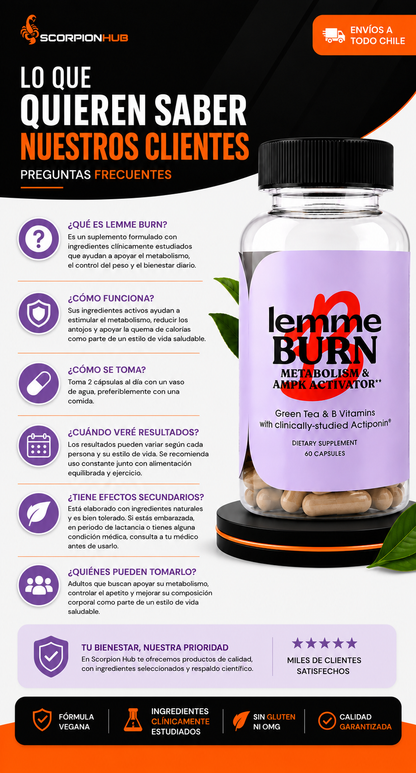 Lemme Burn | Impulsa Tu Metabolismo y Apoya el Control del Peso